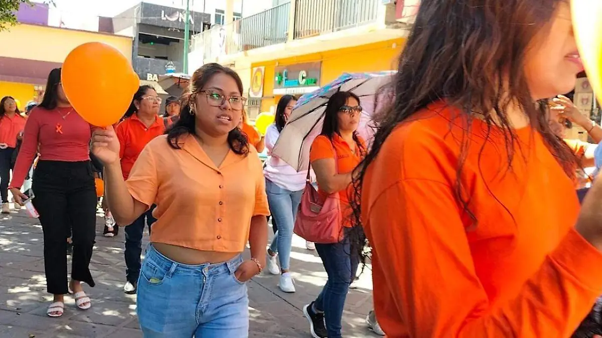 Así marcharon en Acatlán contra la violencia hacia las mujeres